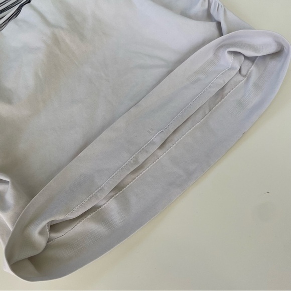 Athleta Women's Black White Static Finish Fast Running Racerback Tank Top MEDIUM - Picture 7 of 9